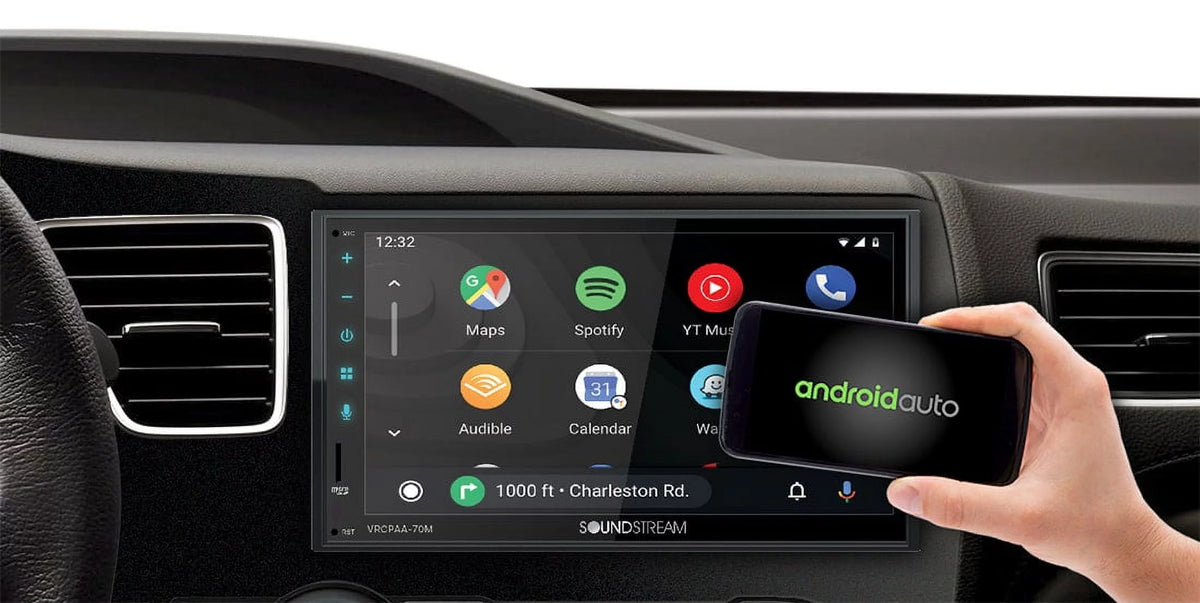 7" Double DIN Bluetooth CarPlay Android Dash Kit D1795