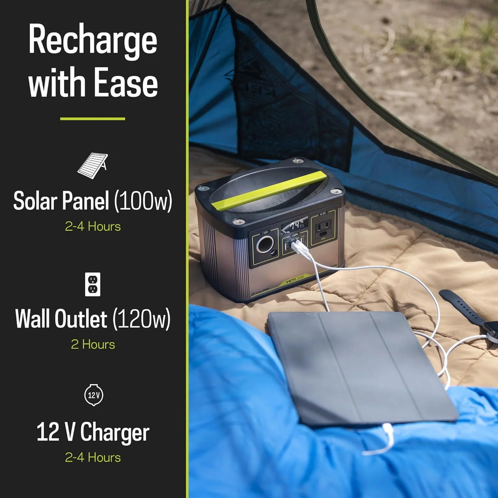 Portable Power Station 187Wh Lithium Battery 120 Watt AC Inverter X423