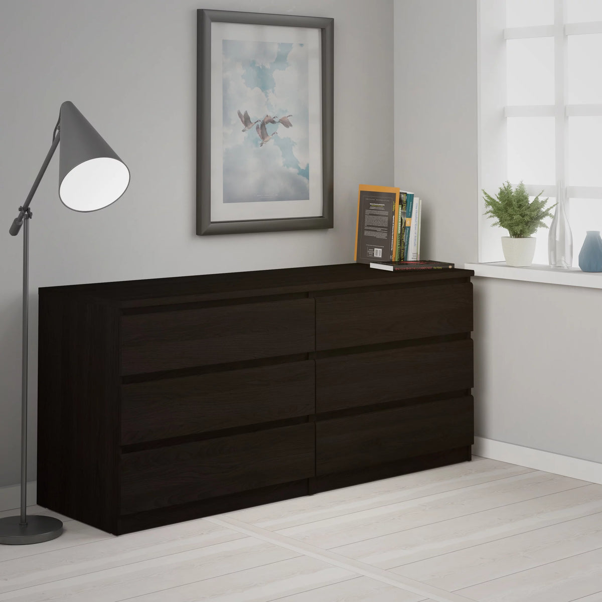 6 Drawer Double Dresser L4474
