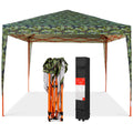 10x10ft Dark Gray Pop Up Canopy Tent with Carrying Bag C202939
