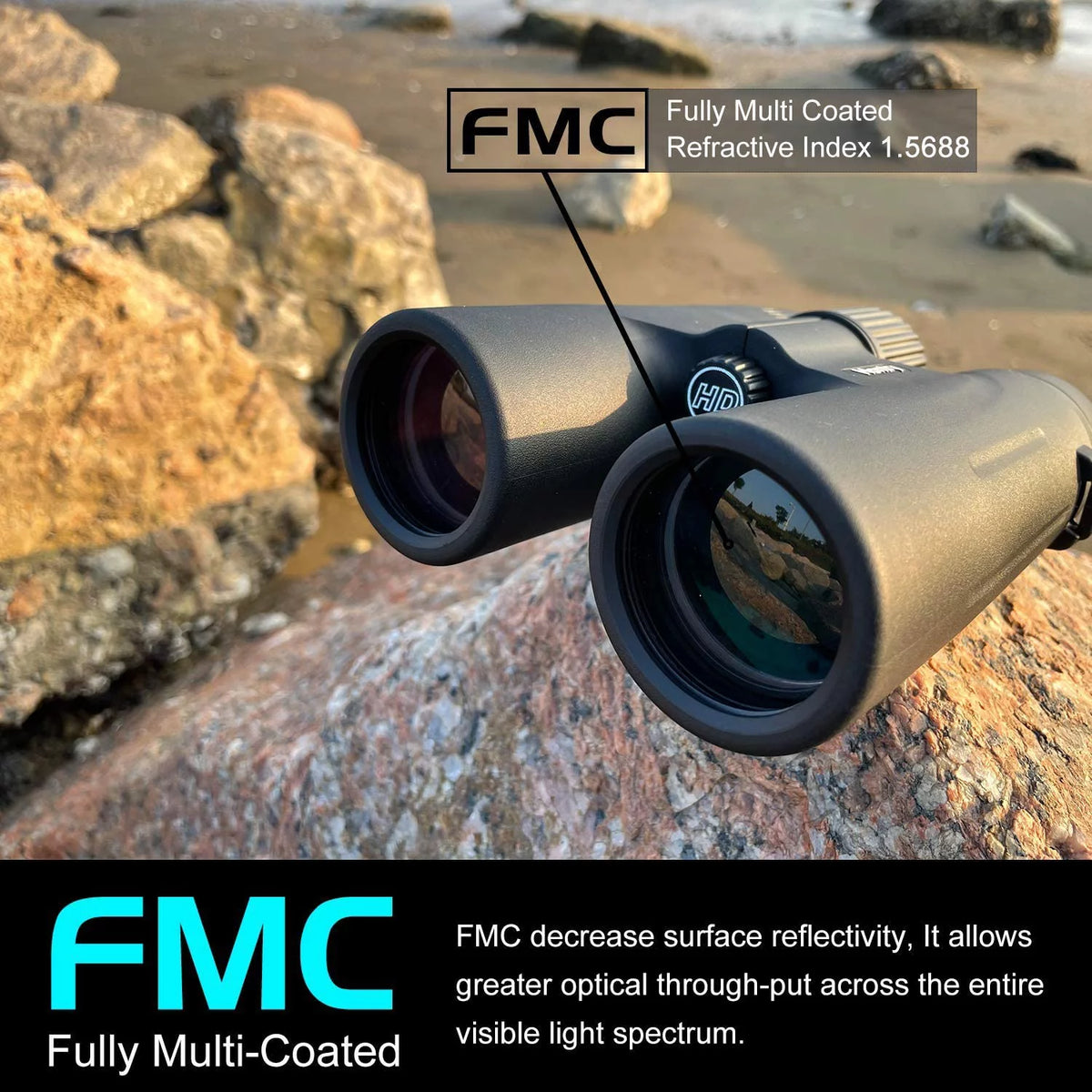 10x42 Waterproof IPX6 Binoculars H8608