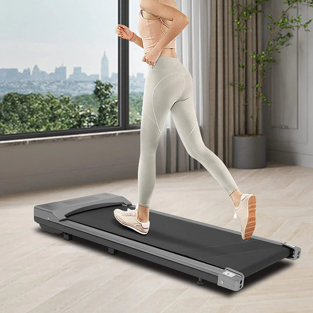 0.65-3HP Under Desk Electric Treadmill with Remote Control and LED Display B982