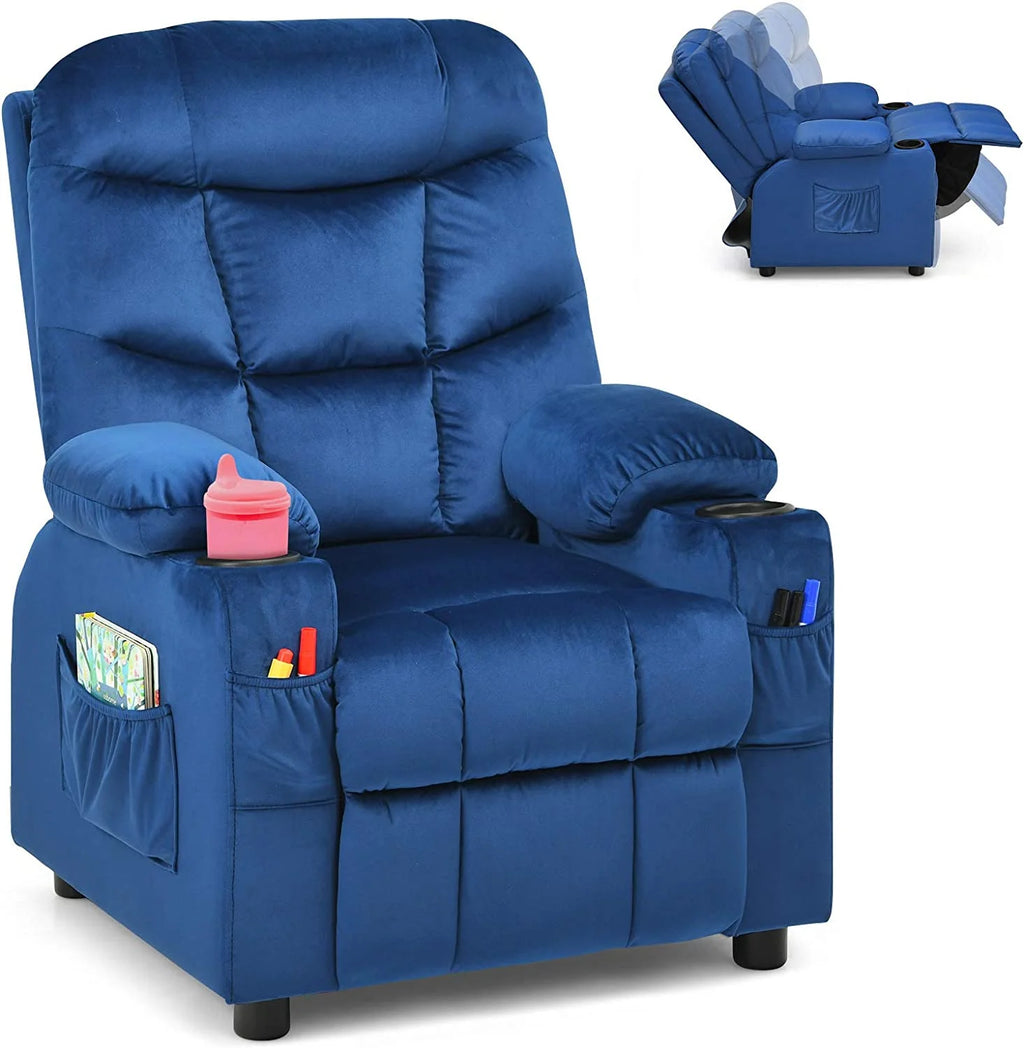 Kids Recliner Chair with Cup Holder U99284