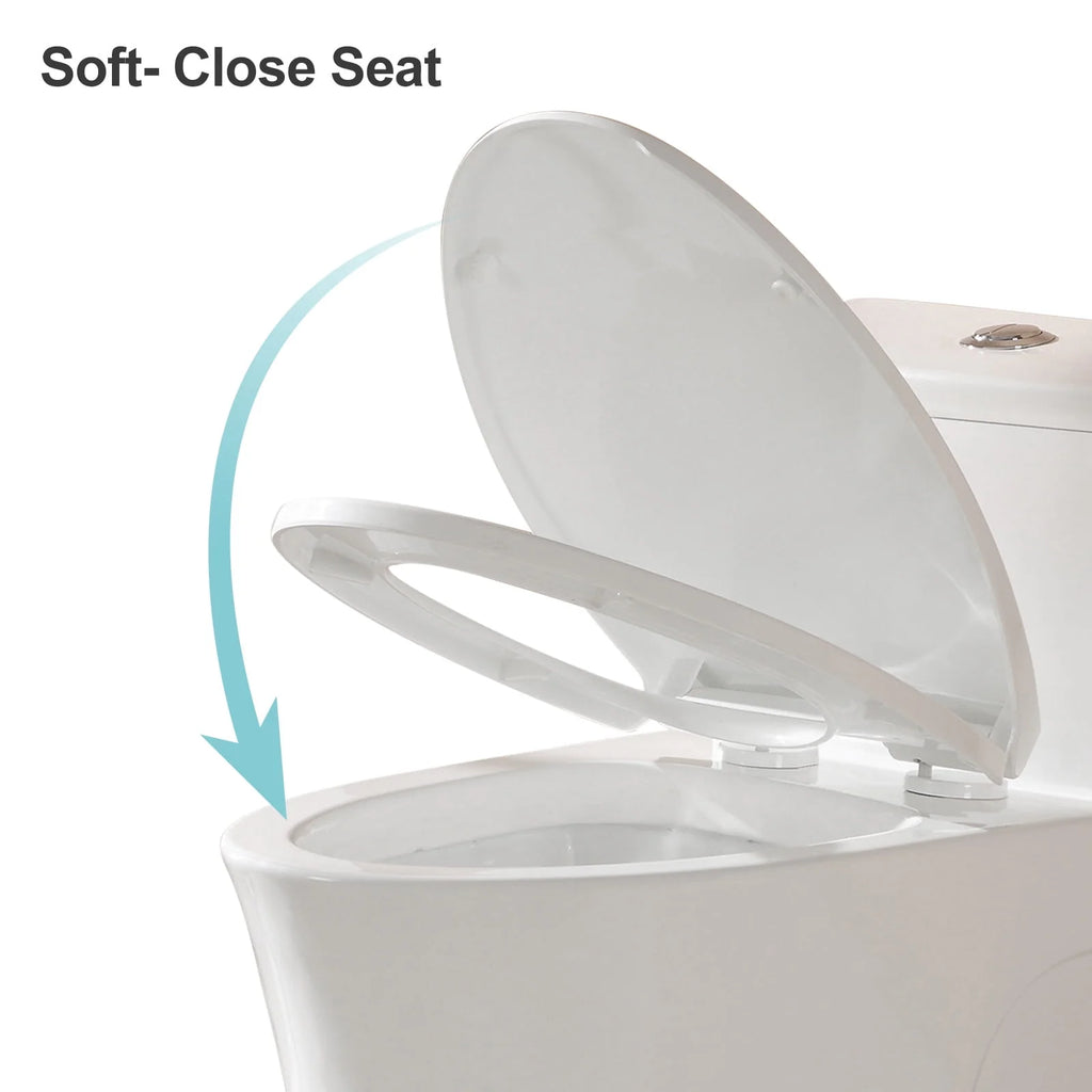 Elongated Dual Flush One Piece Toilet O8138