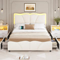 Queen Bed Frame with 4 Drawers L852