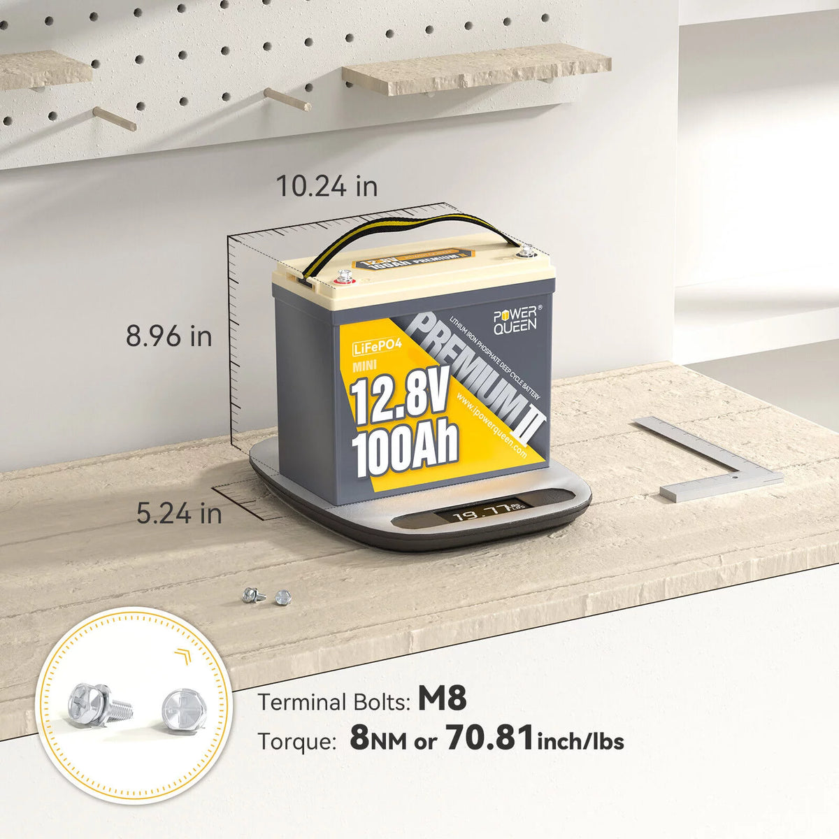 12V 100Ah Mini LiFePO4 Lithium Battery Z392