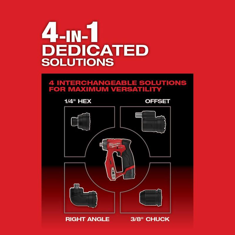12V Lithium-Ion Brushless Cordless 4-in-1 Installation Driver Kit with 2.5 Ah Battery Pack P379292