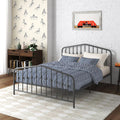 Queen Black Metal Bed D934794