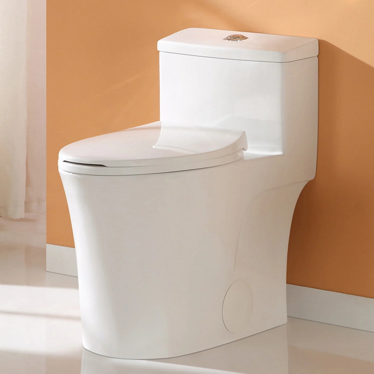 Elongated Dual Flush One Piece Toilet O8138
