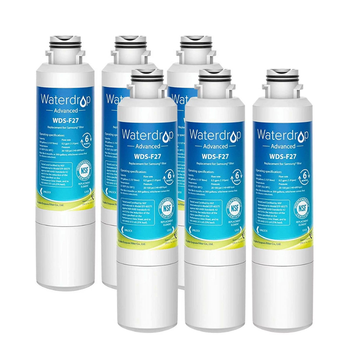 Refrigerator Water Filter Replacement 6 pack Y56294