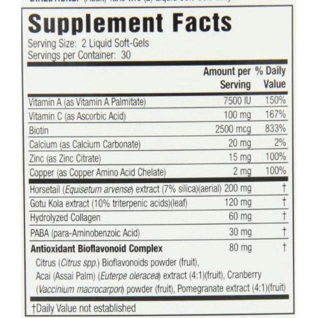 Hair and Nails 60-Count O97320