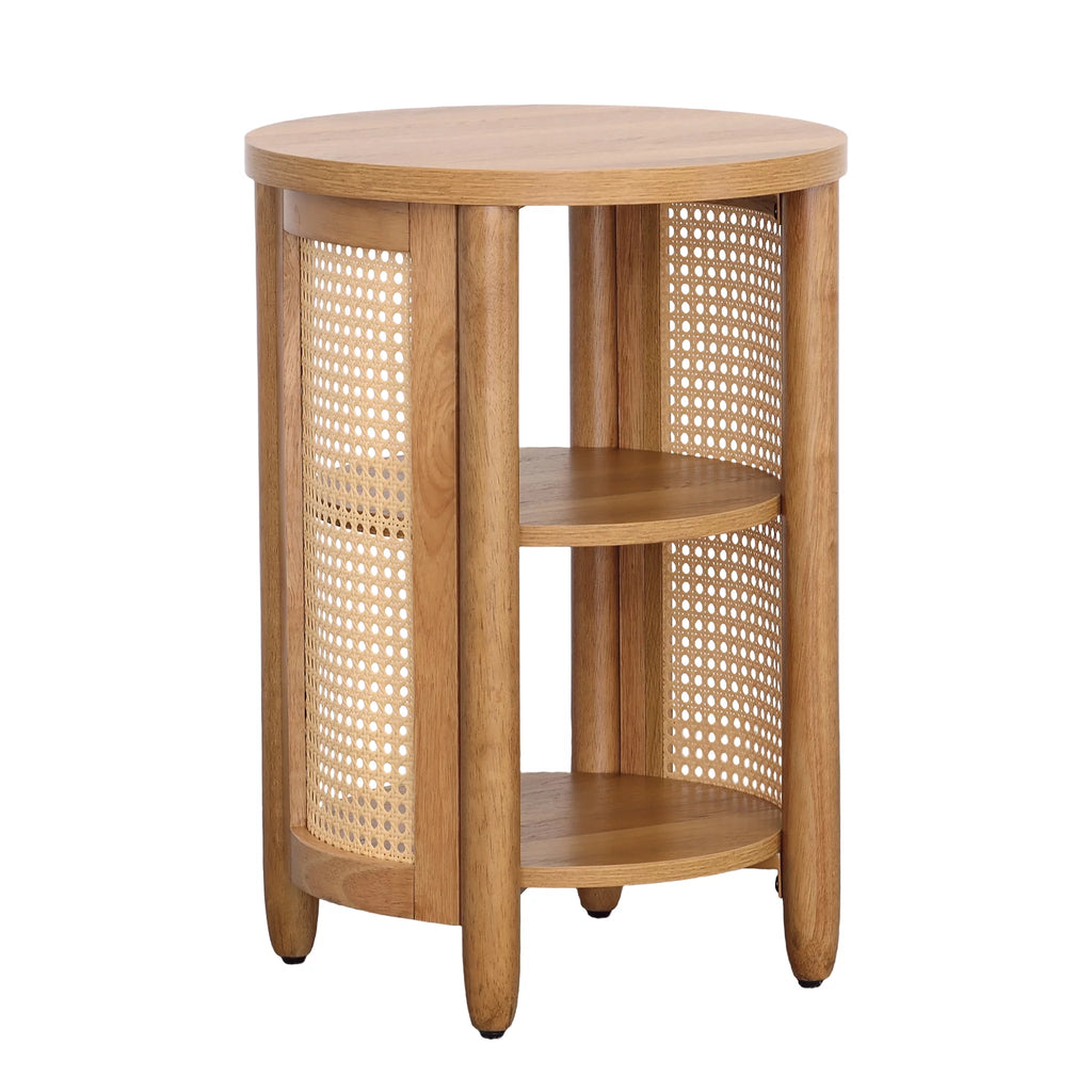Side Table Light Honey Finish A7869