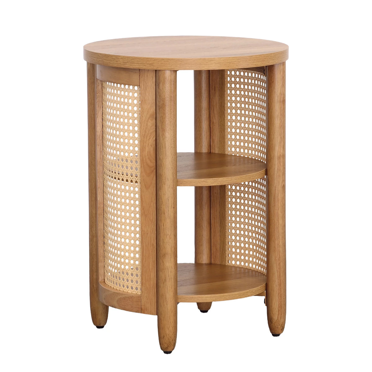 Side Table Light Honey Finish A7869