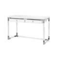 Contemporary Desk with Chrome Base Y3191