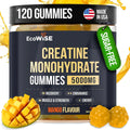 5000 mg Mango Flavor Sugar-Free Vegan Creatine Monohydrate Gummies W82622