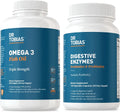 Omega 3 Fish Oil and Digestive Enzymes with Probiotics and Prebiotics A8425