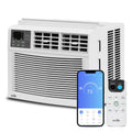 12,000 BTU 115V Smart Window Air Conditioner with Remote Control, White F534