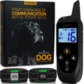 Dog Shock Collar For Large Dogs 123 Levels Dog Training Collar 1100Yards Range W2377