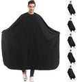 Nylon Barber Cape 64"x56" Waterproof Black V20834