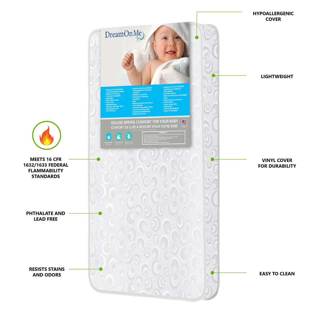 3 Innerspring Mini Crib Mattress J830