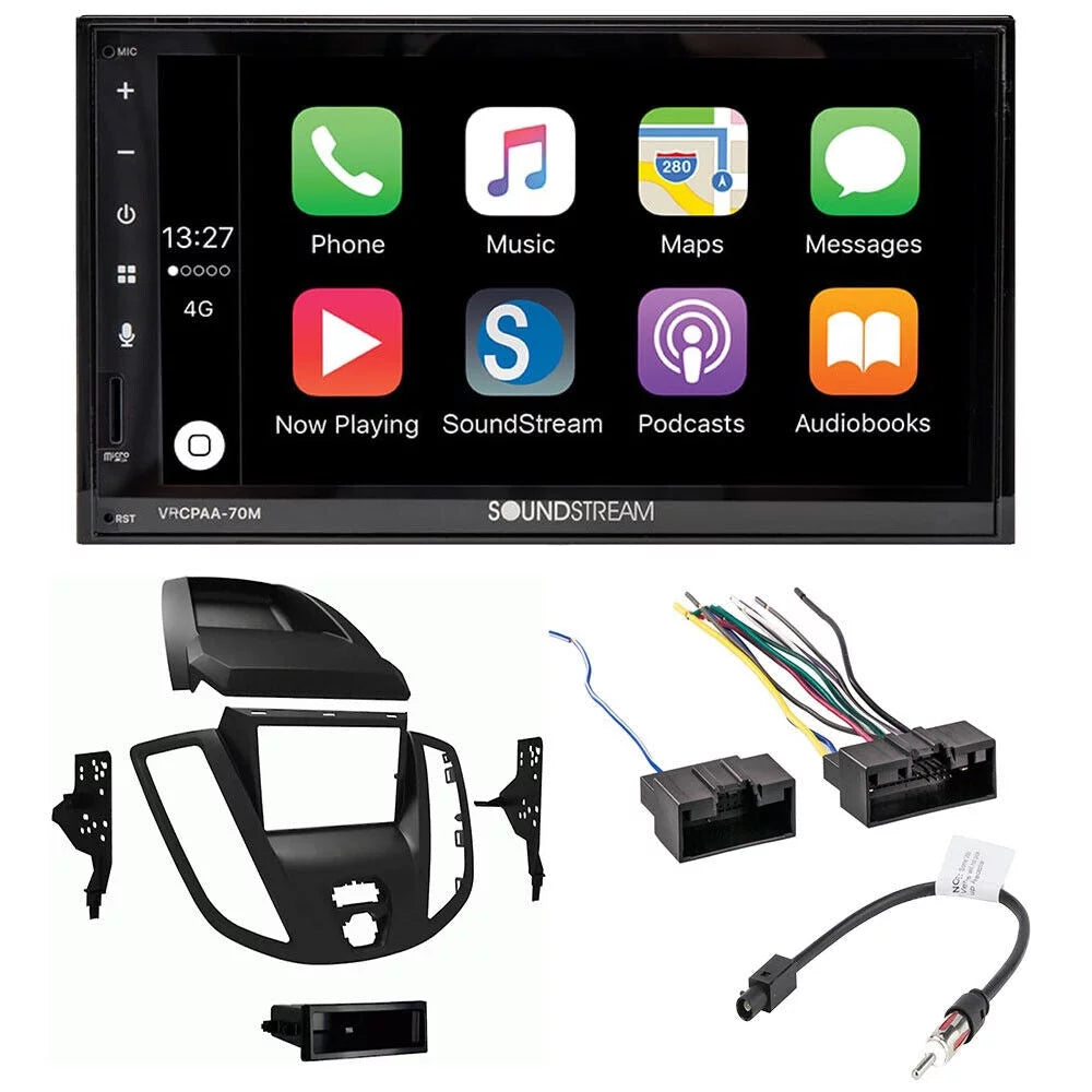 7" Double DIN Bluetooth CarPlay Android Dash Kit D1795