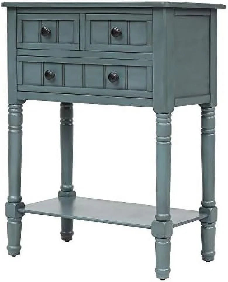 Narrow Console Table with Three Drawers T49136