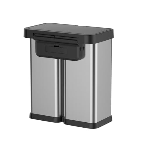 60 Liter Stainless Steel Motion Sensor Trash Can X186