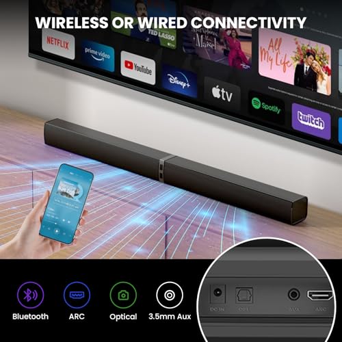 80W Detachable Bluetooth Sound Bar M89072