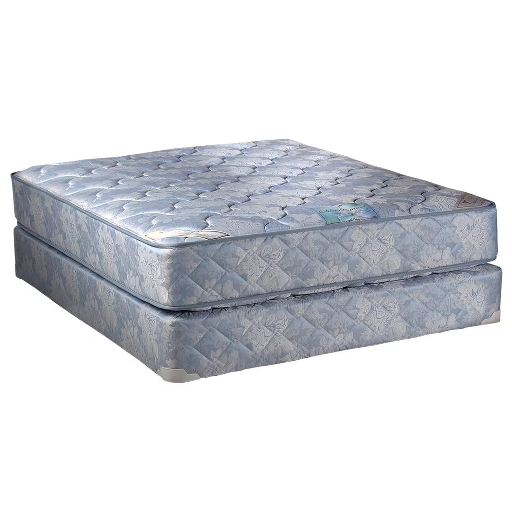 Blue Queen Mattress Set with Bed Frame S323429