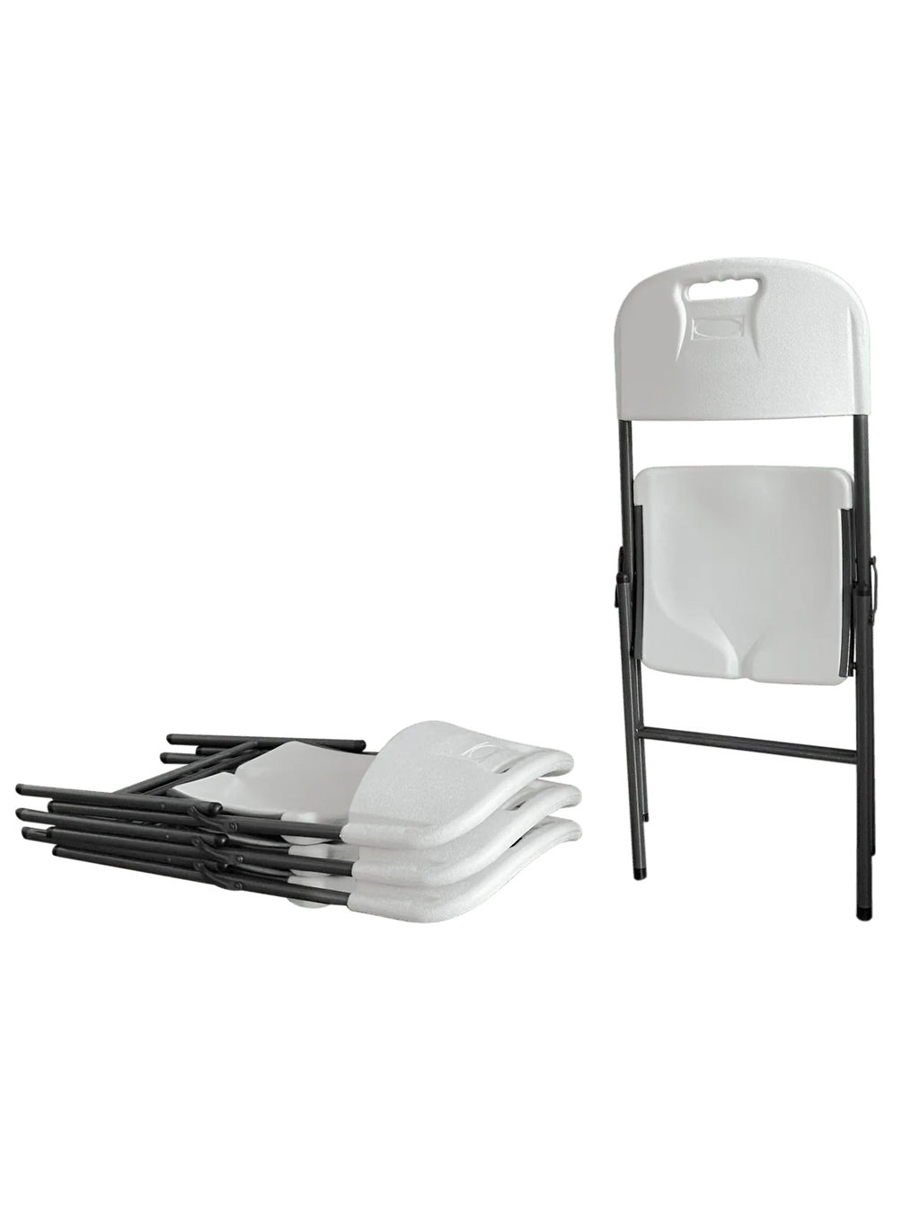 Folding Chairs 4 Pack Plastic Stackable P982