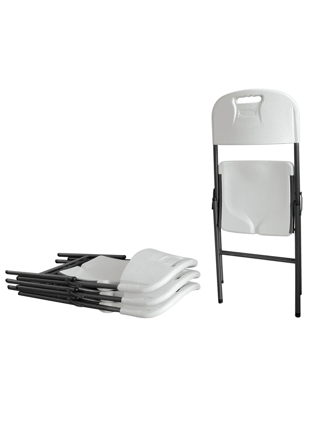 Folding Chairs 4 Pack Plastic Stackable P982