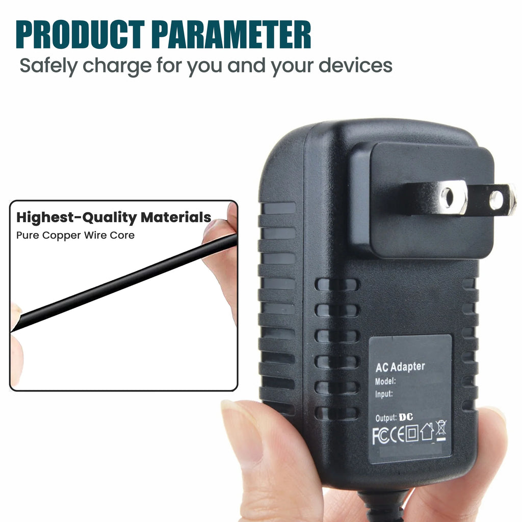 3.5mm Male AC DC Adapter Power Supply E7509