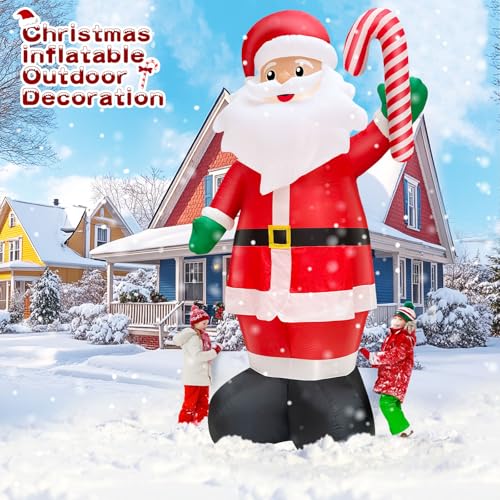 14 FT Inflatable Santa Claus with Built-in LED Lights Y61348