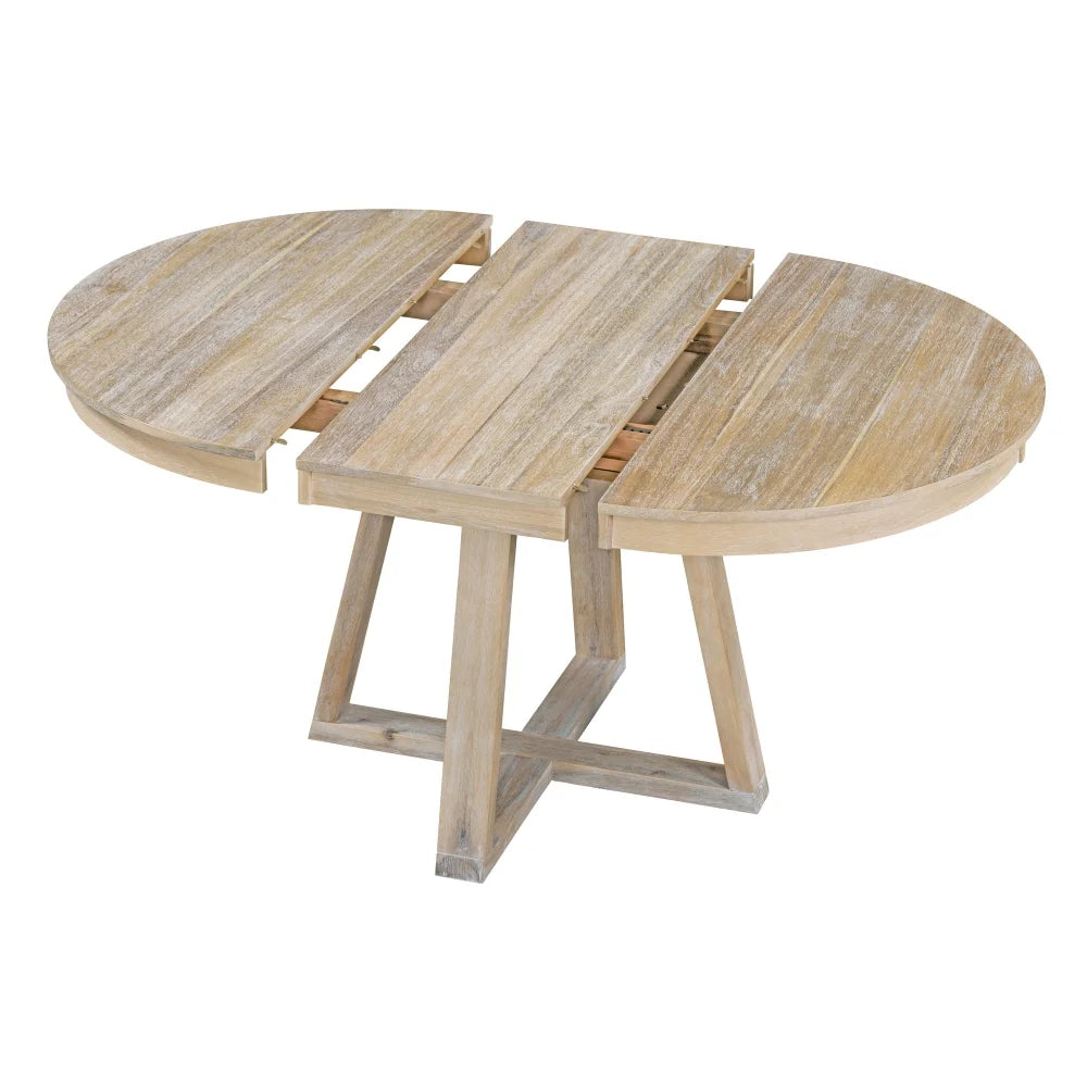 5-Piece Round Dining Set with 4 Upholstered Chairs Y8552