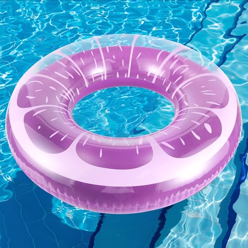 6 Pack Pool Floats Kids Swim Tubes Rings 4 Pack Inflatable Beach Balls B211353