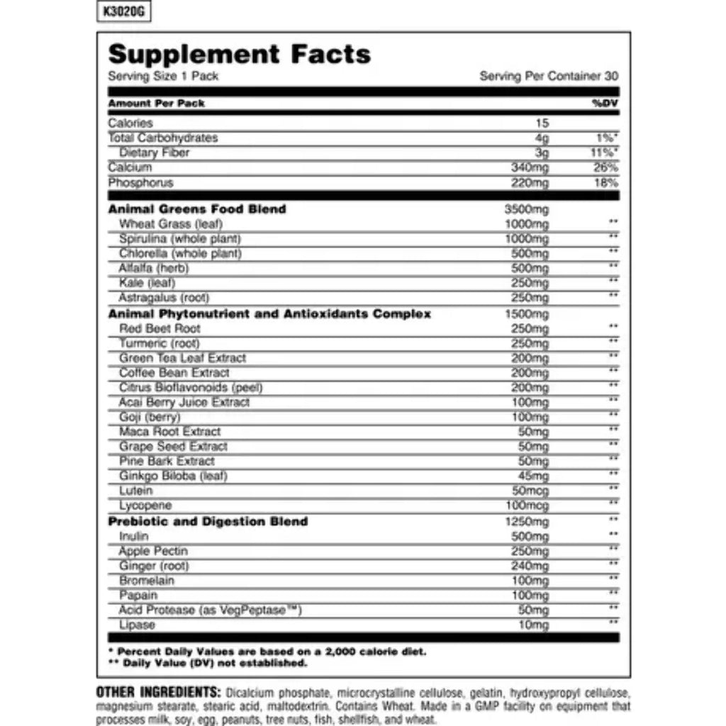 Greens Dietary Supplement 30 Packs H214305