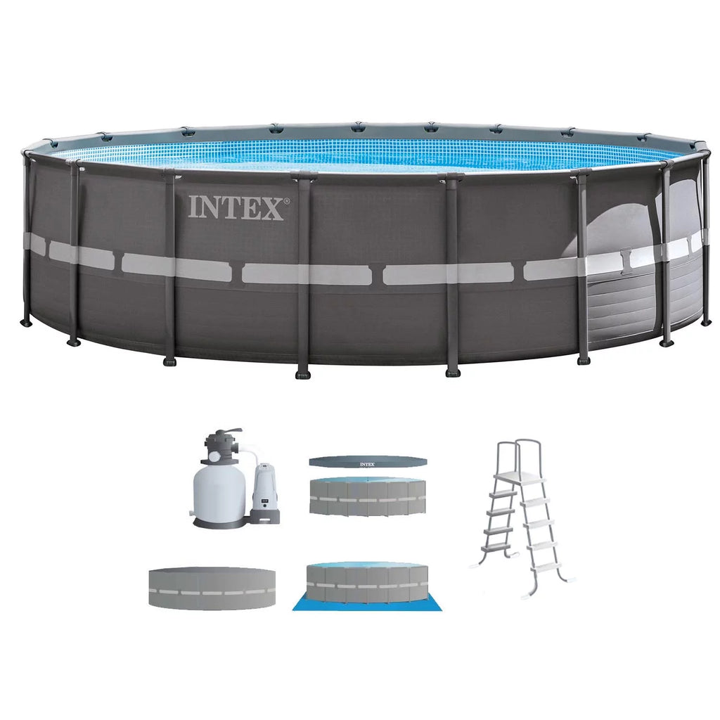 18ft X 52in Ultra Frame Pool Set with Sand Filter Pump M42853