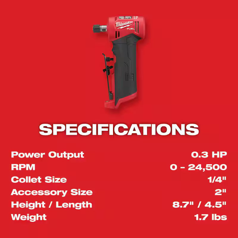 12V Brushless Cordless 1/4 in. Right Angle Die Grinder Kit with 3/8 in. Ratchet N57197