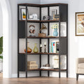 5-Tier L-Shaped Corner Bookshelf V847959