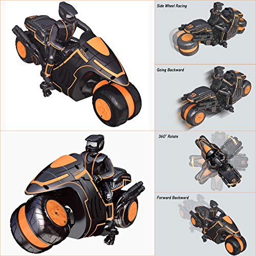 Remote Control Motorcycles 2WD High Speed 2.4Ghz with Riding Figure J726003
