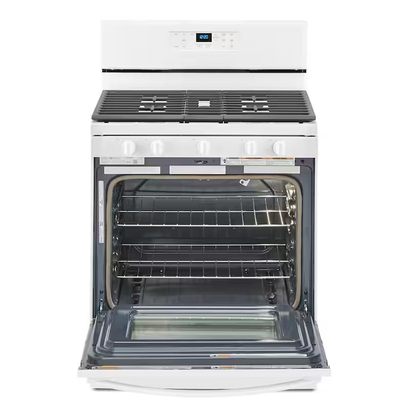 5.0 cu. ft. Gas Range with Self Cleaning in White S664