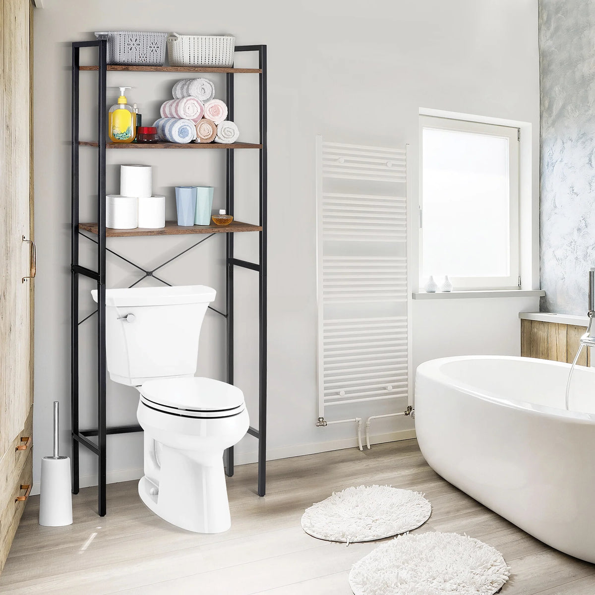 Over-The-Toilet Storage 3-Shelf MDF Organizer Y3482