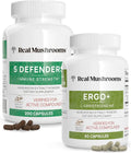 Ergothioneine and 5 Defenders Bundle with Turkey Tail, Shiitake, Reishi, Chaga, Maitake, Oyster I526
